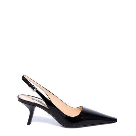 prada black pointed toe heels|Prada black high heels.